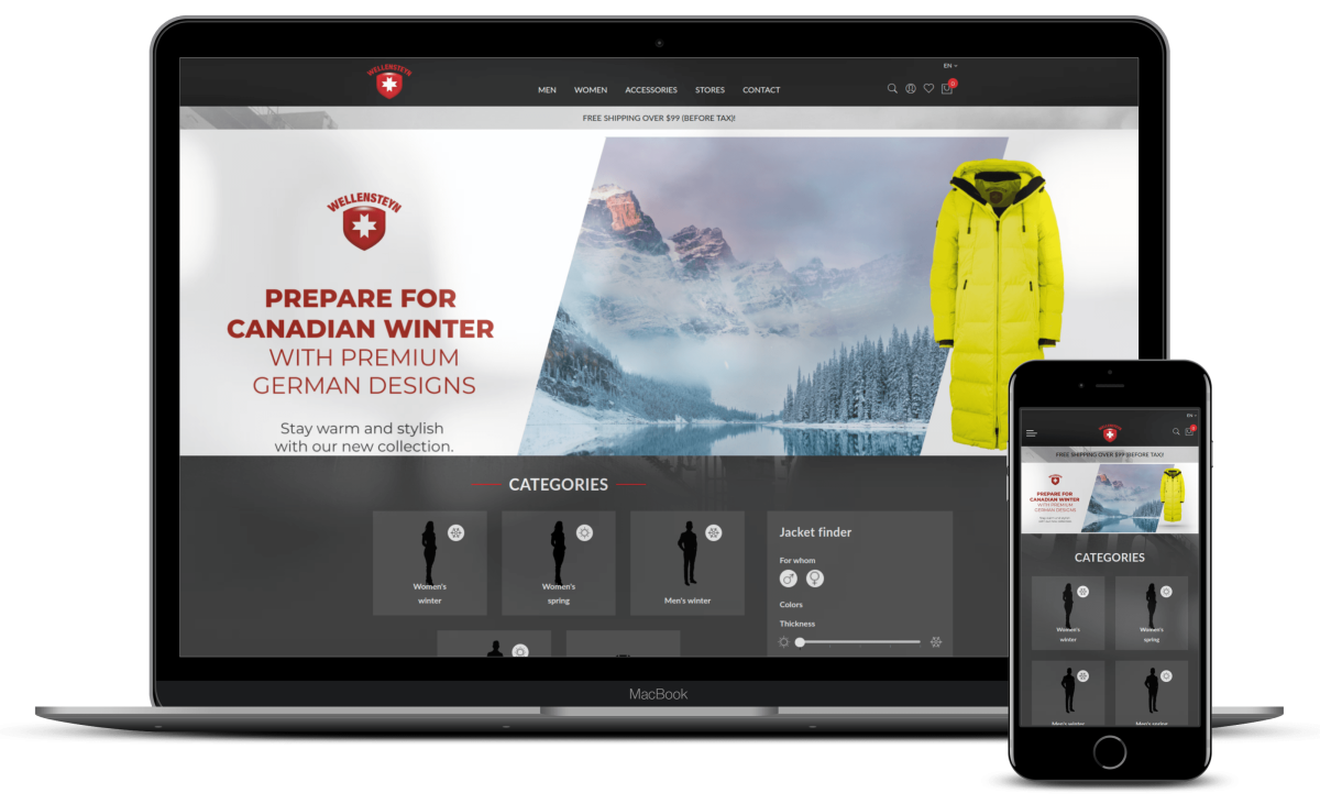 ecommsolvers-wellensteyn-ca-desktop-mobile-mockup