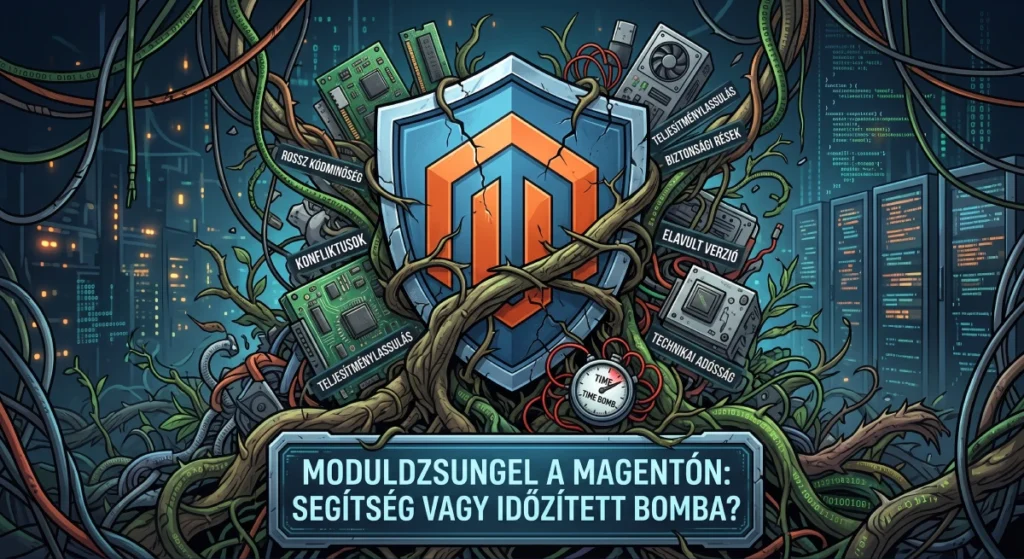 Moduldzsungel (extension) és a Magento: Segítség vagy időzített bomba?