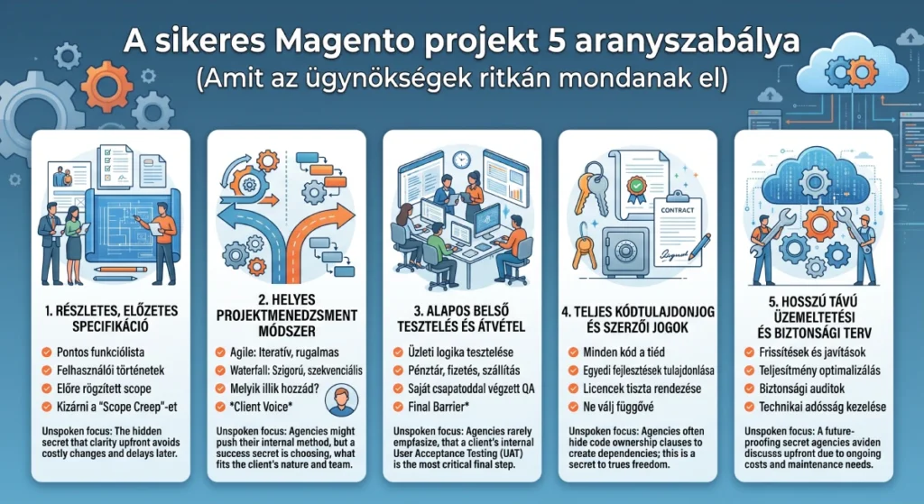 magento project 5 aranyszabálya
